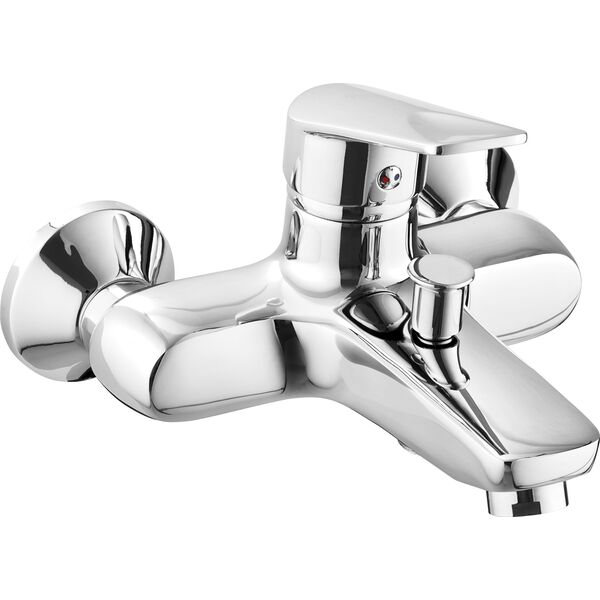 Bateria wannowa KFA Topaz ścienne chrom (4014-010-00)