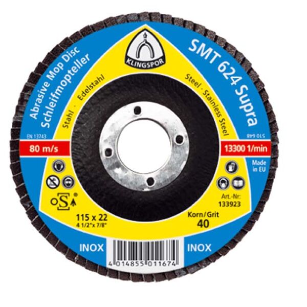 Klingspor Ściernica talerzowa listkowa 125mm gr. 120 SMT 624 222111