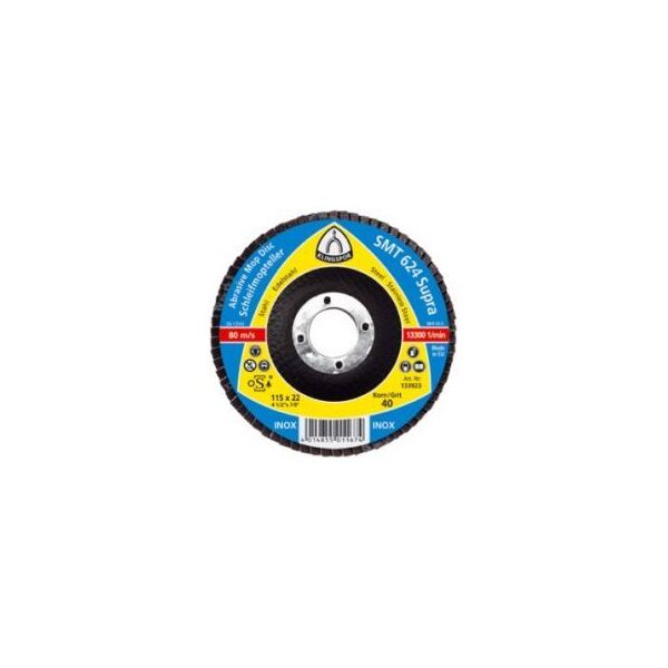 Klingspor Ściernica listkowa talerzowa 125mm gr. 36 SMT 624 (222106)