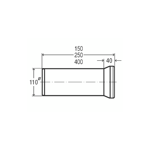 Viega Przyłącz do WC PVC 110X150 - 103668