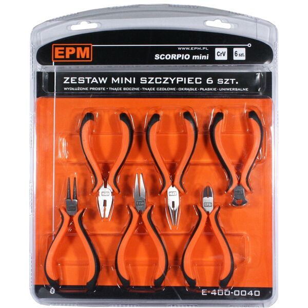 EPM Zestaw mini szczypiec 6 szt. CRV Scorpio (E-400-0040)