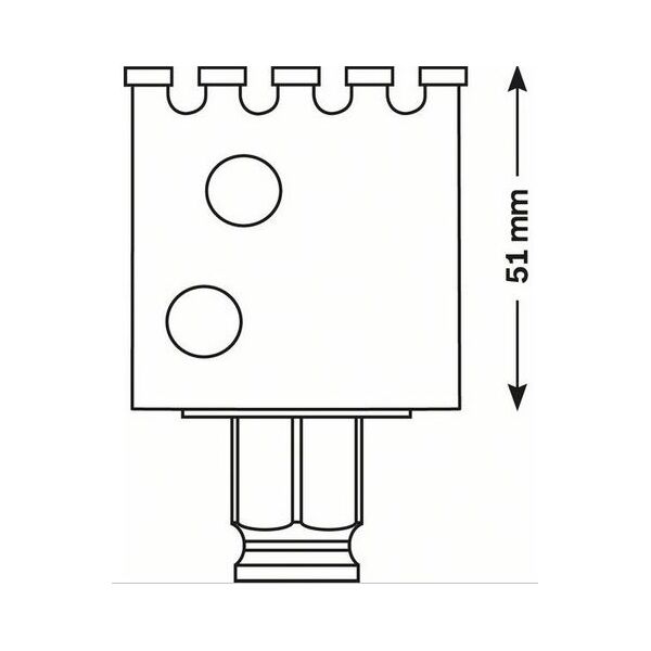 Bosch Otwornica diamentowa 19mm - 2608580301