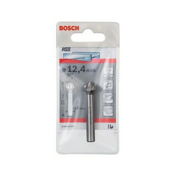 Bosch Pogłębiacz stożkowy 12,4mm HSS (2608597507)