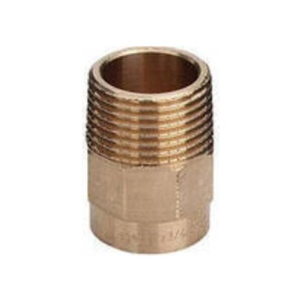 Viega Złączka przejściowa nypel 22mmx1/2" brąz - 101749