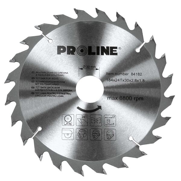 Pro-Line Piła tarczowa do drewna 300x30mm 60z. - 84306
