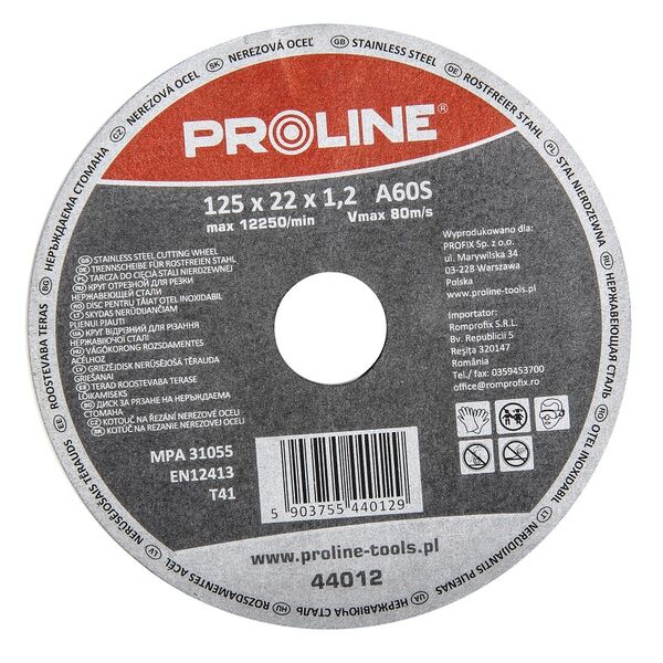 Pro-Line Tarcza do cięcia stali kwasoodpornej T41 230x2mm A36S - 44023