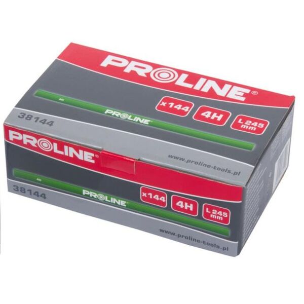 Pro-Line Ołówek murarski twardy zielony 4H 245mm 144szt. (38144)