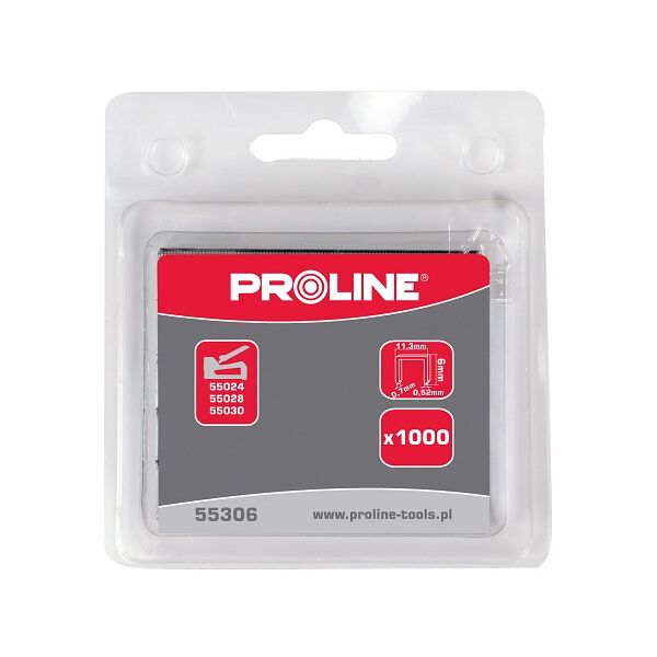 Pro-Line Zszywki hartowane typ A53 12mm 1000szt. - 55312