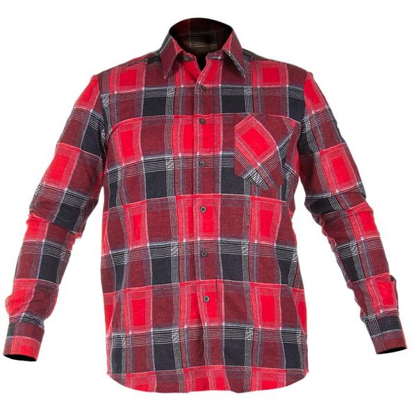 Lahti Pro Koszula flanelowa w kratę czerwona rozmiar XL LPKF1XL