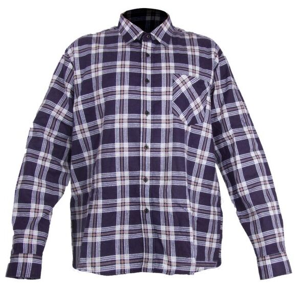 Lahti Pro Koszula flanelowa w kratę granatowa rozmiar XL LPKF2XL