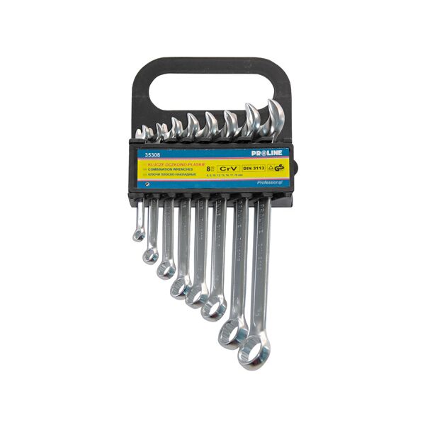 Pro-Line Zestaw kluczy płasko-oczkowych 6-19mm 8szt. (35308)