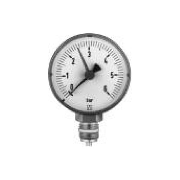 Afriso Manometr grzewczy RF 63 AX Ø=63mm 0-6bar 1/4" Kl. 2,5 - 63513