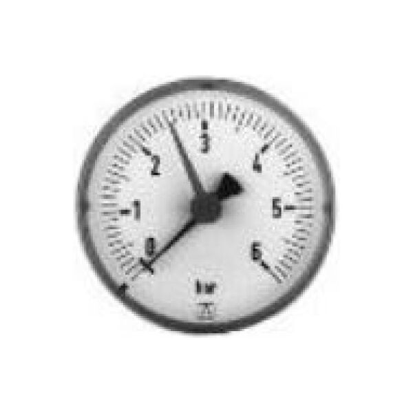 Afriso Manometr grzewczy RF 63 AX Ø=63mm 0-6bar 1/2" Kl. 2,5 - 63538