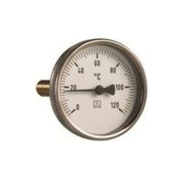 Afriso Termometr BiTH 80 Ø=80mm 0-120°C tuleja 100mm 1/2" AX Kl. 2,0 - 63808