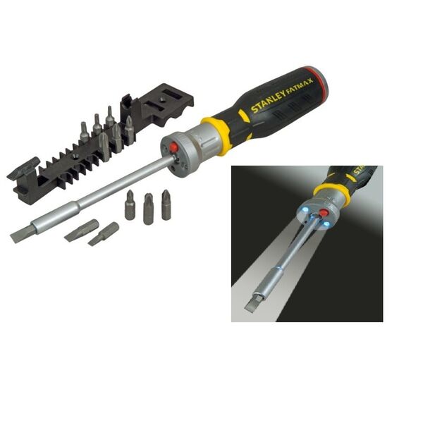 Stanley Wkrętak led z grzechotką FATMAX MULTIBIT 12 końcówek 62-689
