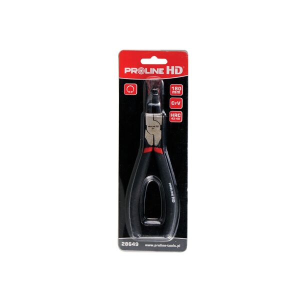 Pro-Line Szczypce do pierścieni osadczych wewnętrzne - wygięte 180mm 28649