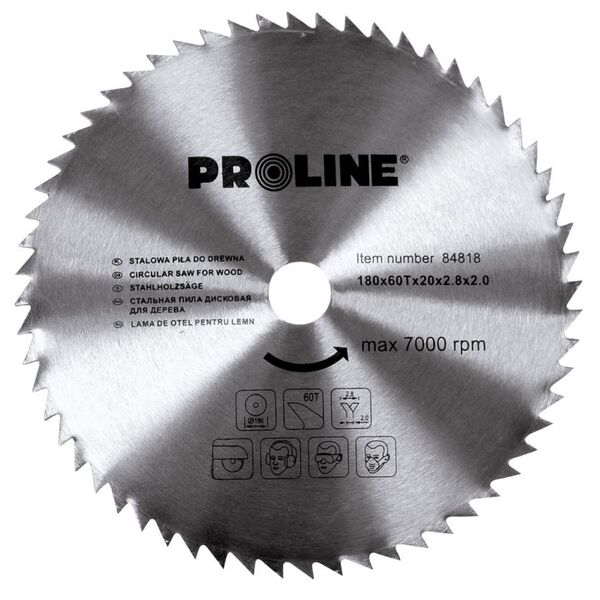 Pro-Line Piła tarczowa 180x20mm 60z. - 84818