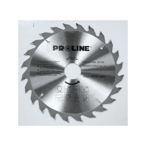 Pro-Line Piła tarczowa z węglikiem spiekanym do drewna 130x20mm 24z. - 84132