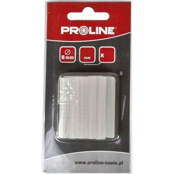 Wkłady klejowe Pro-Line 8 mm x 100 mm przezroczyste 12 szt. 42904