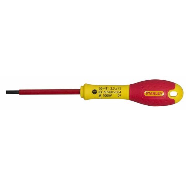 Stanley Wkrętak FATMAX 1000V płaski 4x100mm z zawieszką 0-65-412