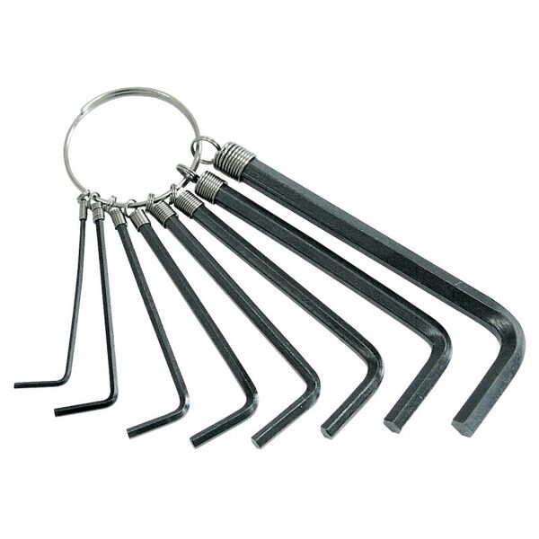 Mega Zestaw kluczy imbusowych hex typ L 1,5-6mm 8szt. (48008)