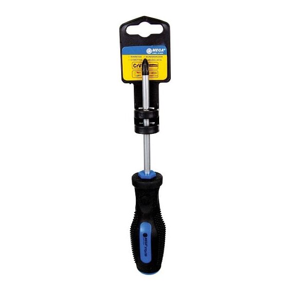 Mega Wkrętak krzyżowy PH1x75mm na zawieszce - ZR10331