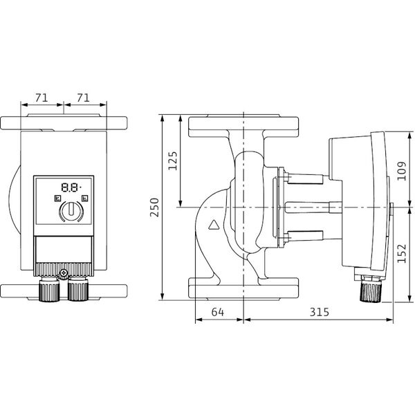 Wilo Pompa CO YONOS MAXO 40/0,5-12 PN6/10 (2120647)