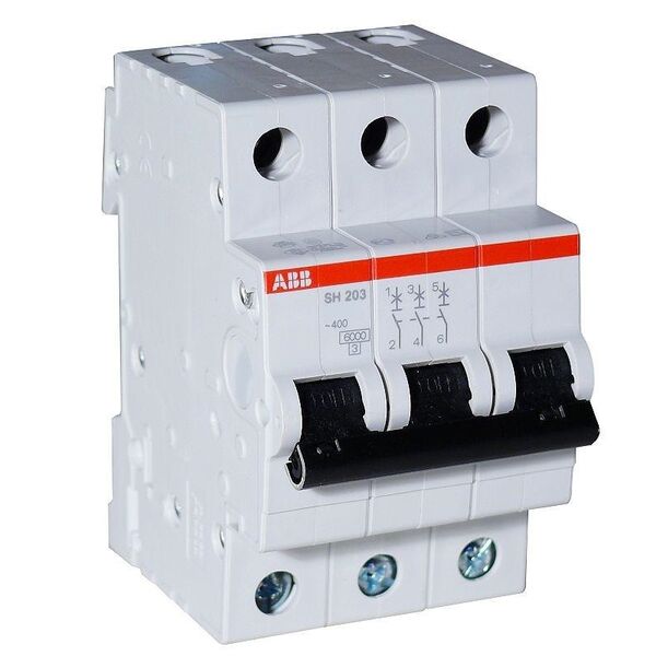 ABB Wyłącznik nadprądowy SH203-C40 3P C 40A 2CDS213001R0404