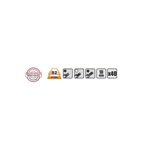 Corona Komplet bitów z uchwytem 40szt. C6940