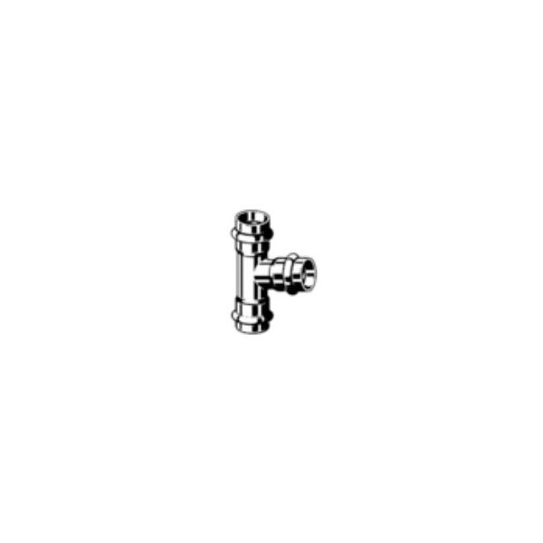 Viega Trójnik z SC-CONTUR PRESTABO 22x15x22mm - 558697