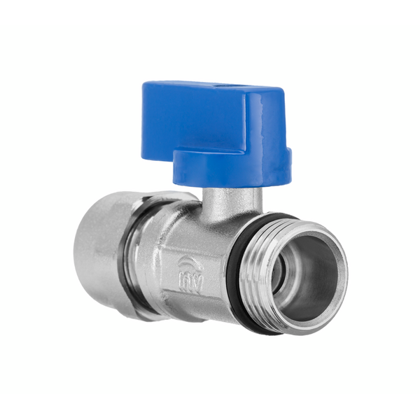Invena Kurek kulowy MINI z dławikiem ze złączką pex GZ½" x 16mm x 2mm - ZK-57-N15