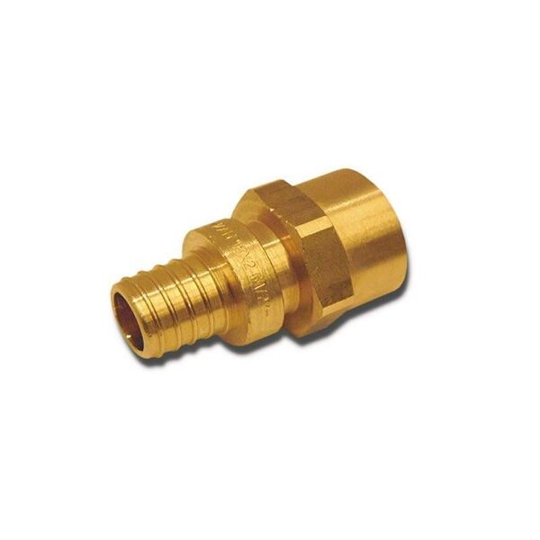 KAN-therm Złączka PUSH 32x4,4 G1" z kołnierzem gwint wewnętrzny mosiężna - 9019.040