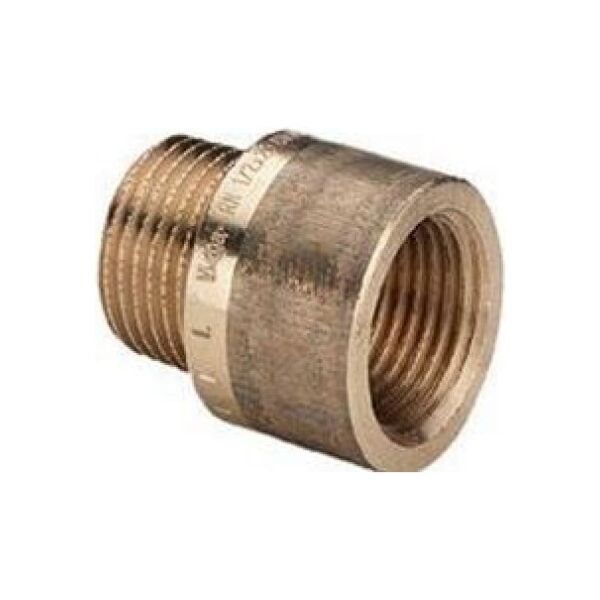 Viega Przedłużka GZ ½" x GW ½" 12,5mm brąz - 364854