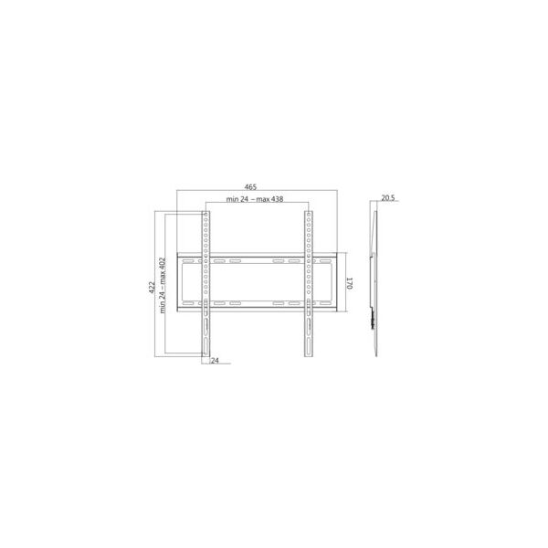 LogiLink Uchwyt ścienny BP0036 32'' - 55''