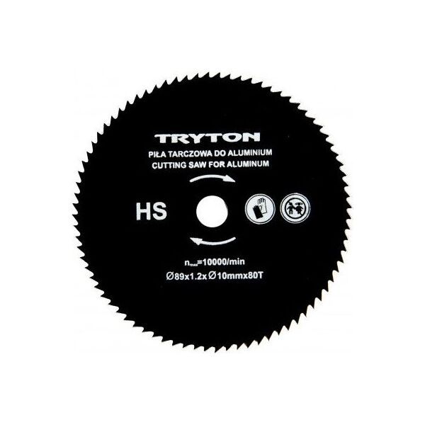 Tryton Zestaw tarcz tnących HSS 89x10mm do TPW600K 3szt. - EATPW05