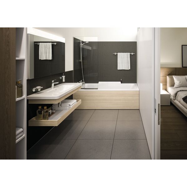 Zestaw prysznicowy Hansgrohe Croma Select E przesuwny biały (26582400)
