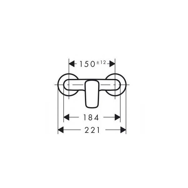 Bateria prysznicowa Hansgrohe Logis chrom (71600000)