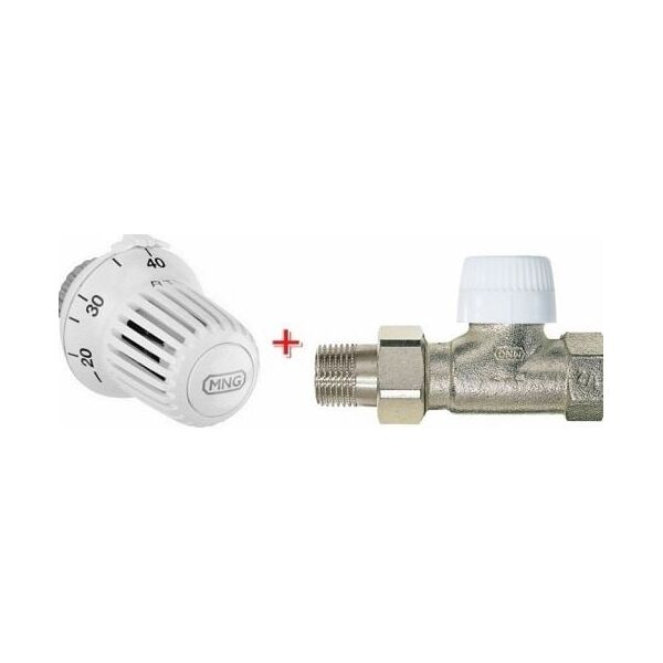 Honeywell Zestaw RTL do ogrzewania podłogowego prosty 1/2" T6102DUB15