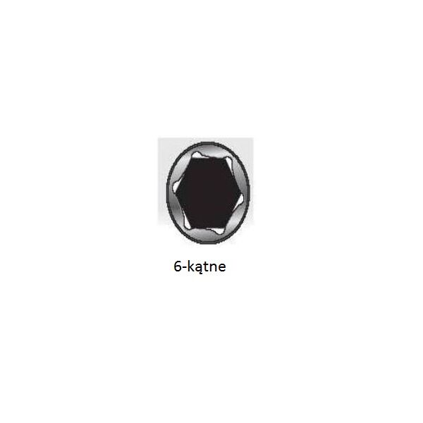 Dedra Nasadka 6-kątna 1/2" 9mm (16A309P)