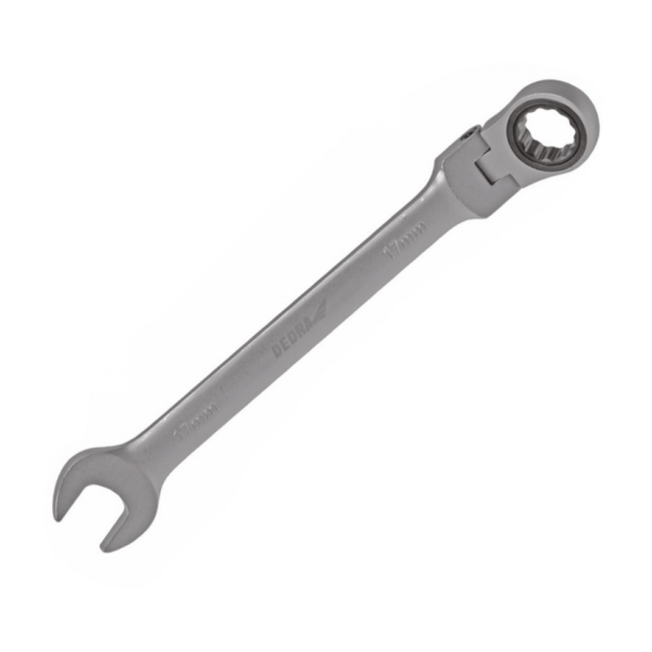 Dedra Klucz płasko-oczkowy z grzechotką i przegubem 13mm (14GP47)