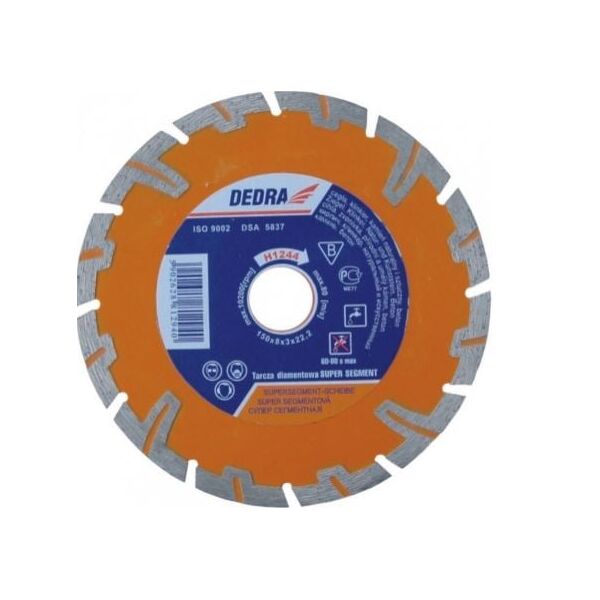 Dedra Tarcza diamentowa Super Segment do cięcia betonu 150mm H1244