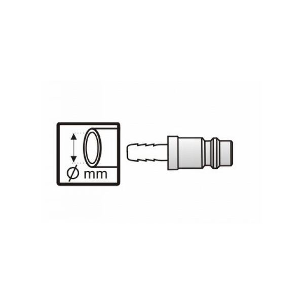 Pansam Przyłącze 1/4" 12mm  (A535408)