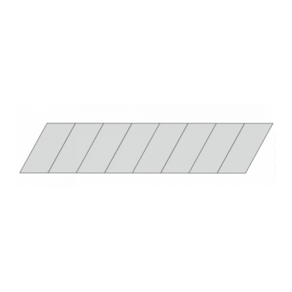 Dedra Ostrza odłamywane 18mm 10szt. (M9021)