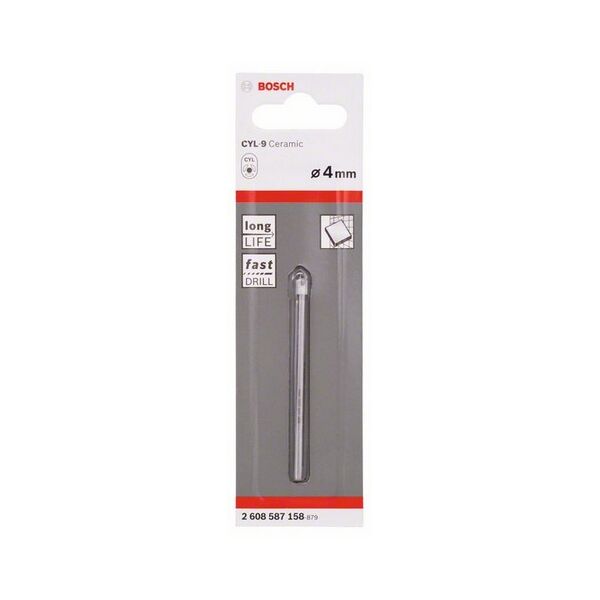 Wiertło Bosch do szkła i glazury płytka z węglika walcowe 5mm  (B 2608587159)