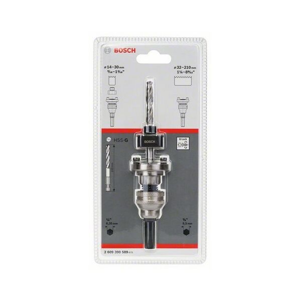 Bosch Adapter sześciokątny z wiertłem centrującym 14-210mm - 2609390589