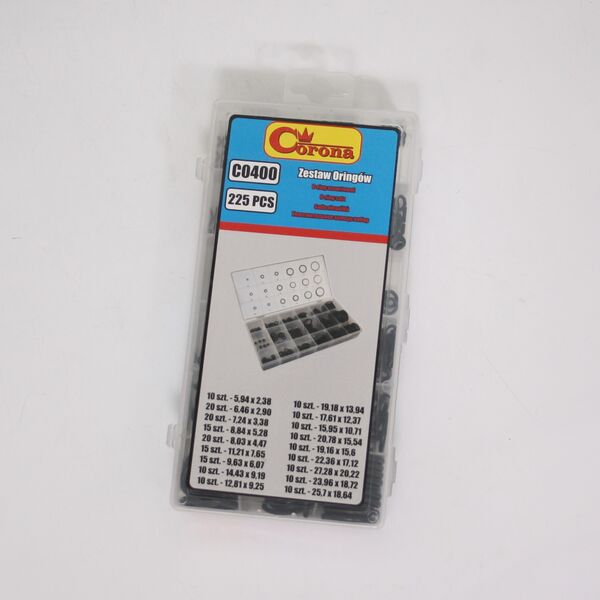 Corona Komplet oringów 225szt. (C0400)