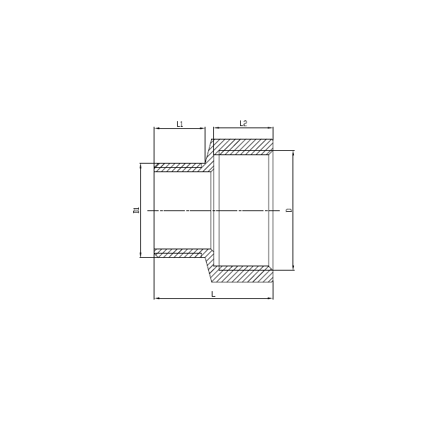Invena Redukcja nakrętno–wkrętna gwint wewn./ zewn. 3/8x1/4" - ZM-10-081