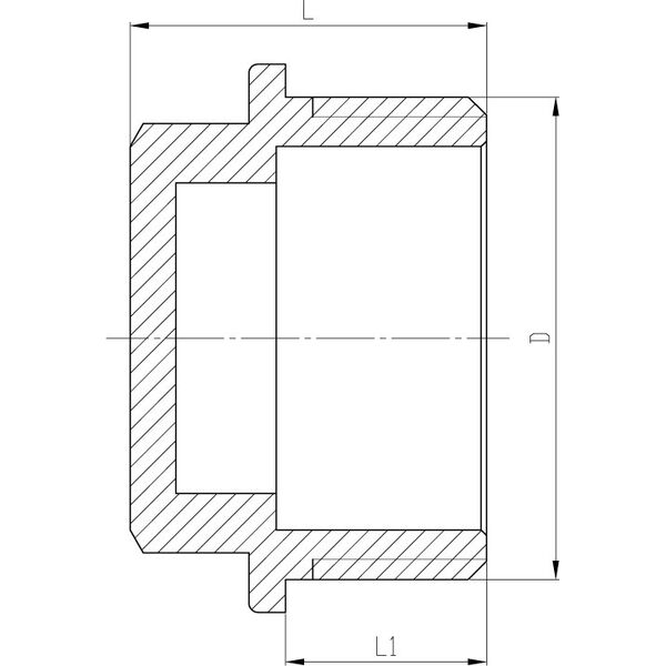 Invena Korek mosiężny 3/4" - ZM-12-020