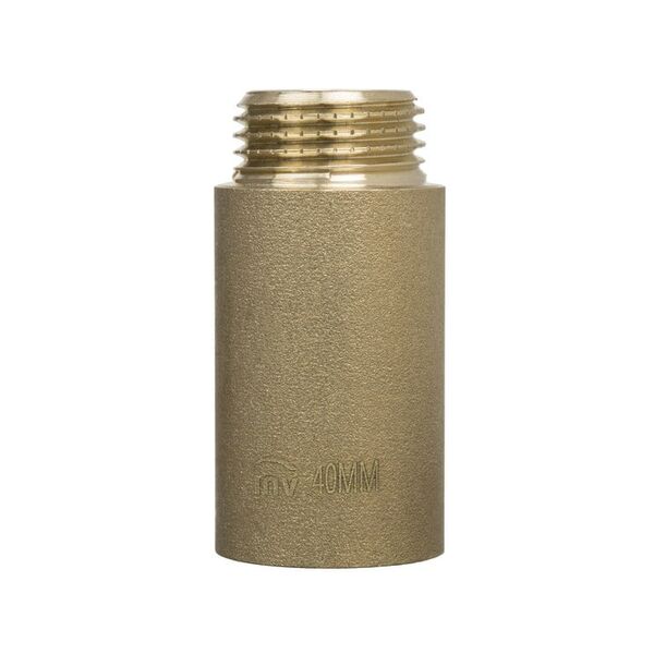 Invena Przedłużka mosiężna gwint zewn./wewn. 1/2"x25mm - ZM-11-225