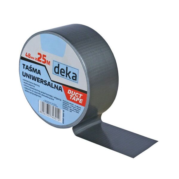 Deka Taśma uniwersalna DUCT TAPE SILVER 48mm 25mb